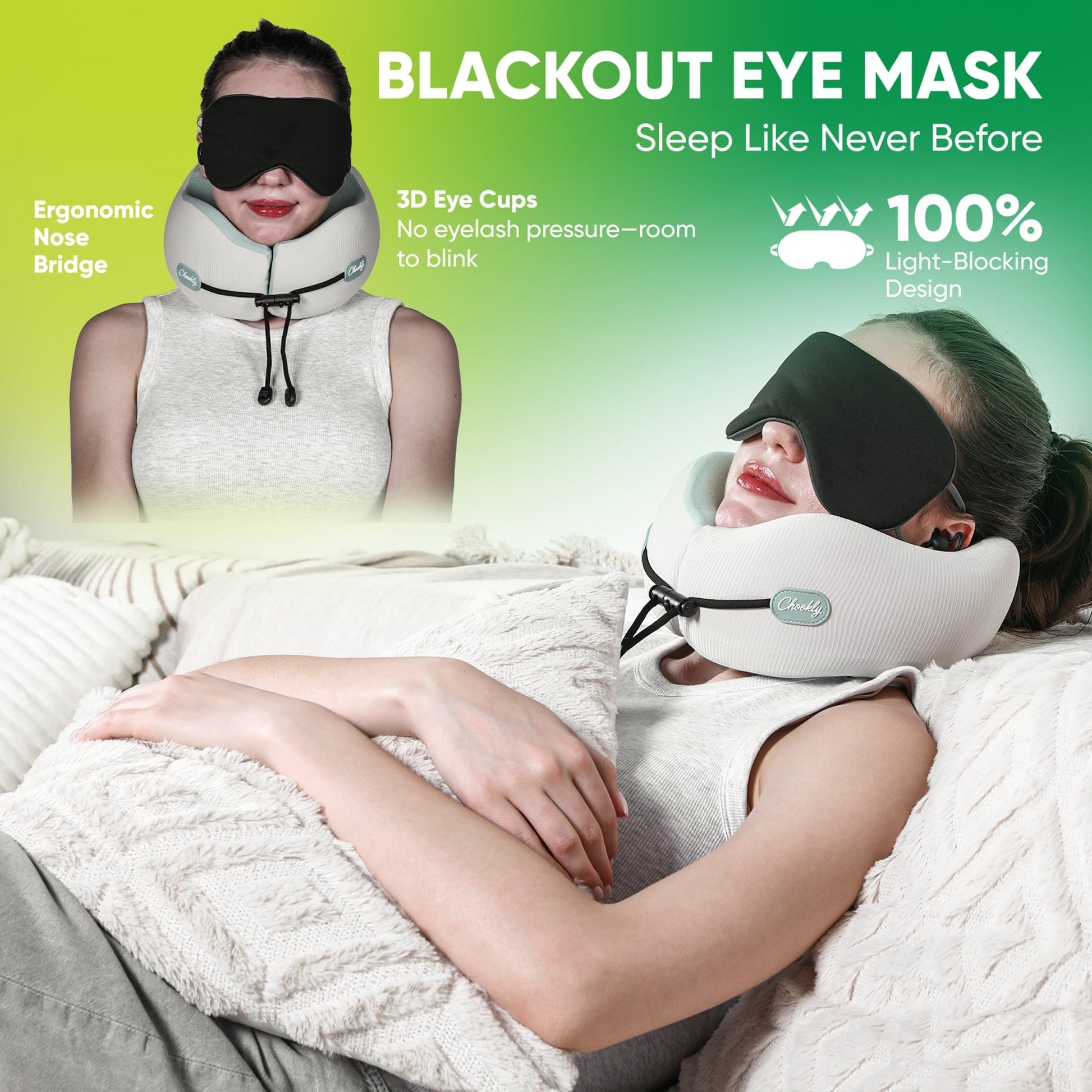 Chookly™ Travel Neck Pillow Set - Chookly